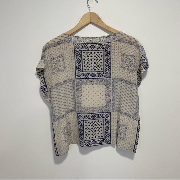 Madewell Kyoto Print top - Picture 6 of 7